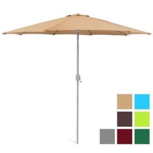 9' Outdoor Aluminum Market Umbrella