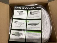 3" Tri Fold Gel Memory Foam Mattress Topper, Full