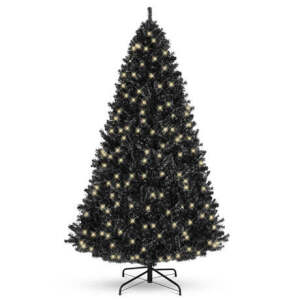 Pre- Lit Artifical Tree w/ 947 Tips, 350 Lights Metal Stand- 6ft