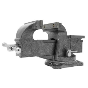 4-Inch Heavy Duty Cast Iron Bench Vise with Swivel Base