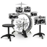 11- Piece Kids Beginner Drum Percussion Musical Instrument Toy Set 