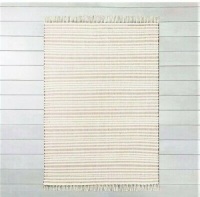 Hearth & Hand Rusty Red Stripe with Fringe Area Rug, 5' x 7'. NEW
