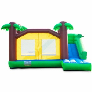 Inflatable Jungle Bounce House Jumper Castle without Blower