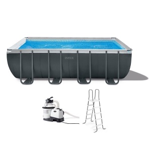 Intex Ultra XTR Rectangular Frame Swimming Pool Set w/Pump Filter