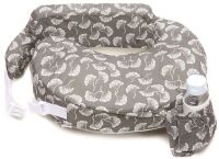 My Brest Friend Original Nursing Posture Pillow, Grey/White - Appears New