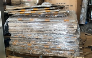 Pallet of Plexiglass Sheets, SOLD AS IS