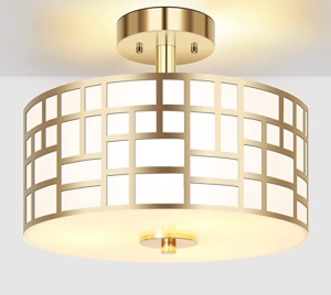 Ganiude 3-Lights Semi Flush Mount Light Fixture, Appears New