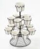 Lot of (2) Martha Stewart 15" Tiered Stand with Planter Pots