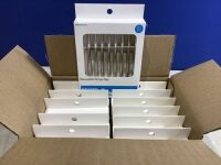Case of (12) Room Essentials Stainless Steel Reusable Straw Sets, 10 Pcs&nbsp;