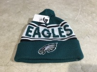 Lot of (6) Philadelphia Eagles Pom Pom&nbsp;Beanies&nbsp;