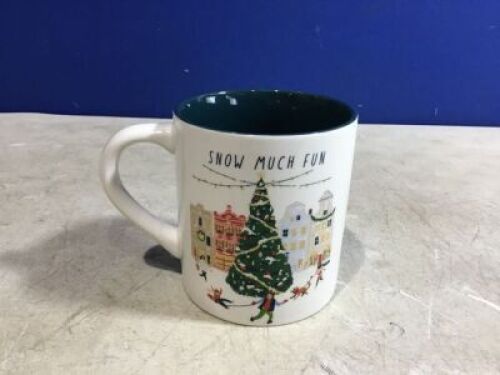 Case of (6) Snow Much Fun Holiday Mugs&nbsp;