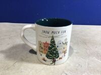 Case of (6) Snow Much Fun Holiday Mugs&nbsp;
