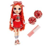 Rainbow High&nbsp;Cheer Ruby Anderson - Red&nbsp;Fashion Doll&nbsp;with Cheerleader Outfit and&nbsp;Doll Accessories
