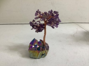 Decorative Gemstone Tree, Appears New