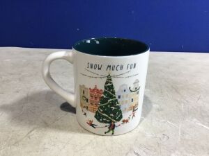Case of (6) Snow Much Fun Holiday Mugs 