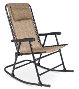 Outdoor Folding Rocking Chair, Appears New
