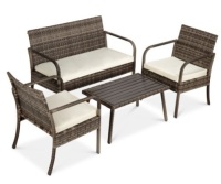 4-Piece Wicker Patio Set, Appears New