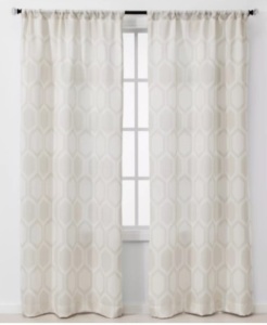 Lot of (2) Project 62 Light Filtering Curtains, 2 Panels/Pack, New