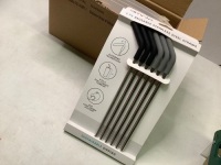 6 Packs of 6 count Reusable Stainless Steel Straw, New