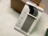 6 Packs of 6 count Reusable Stainless Steel Straw, New
