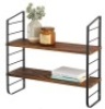 mDesign 2-Tiered Floating Shelf, New