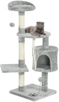 Multi-Level Cat Tree Tower Condo w/ Scratching Posts, Gray. E-Commerce. Appears New.&nbsp;