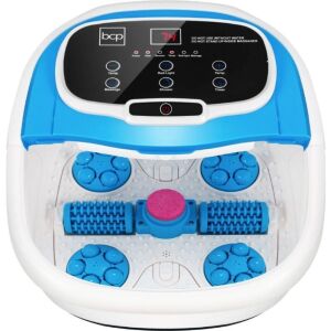 Automatic Heated Shiatsu Massage Foot Bath Spa w/ Pumice Stone