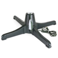 360-Degree Rotating Christmas Tree Stand w/ 3 Settings, 3 Outlets&nbsp;