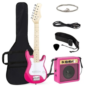 Kids Electric Guitar Beginner Starter Kit with Amplifier - 30 in 