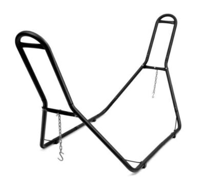 Hammock Stand Heavy Duty Steel Frame Hanging Hooks Indoor Outdoor