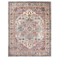 Home Dynamix&nbsp;Premier Magnolia 5 x 7&nbsp;Ivory Indoor Medallion Area Rug. Like New Store Return