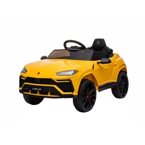 Lamborghini Urus Parent Remote Control Children Ride-on Car, 12V Electric w/ Foot Pedal & Working LED Lights. Appears New.