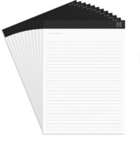 Wide Ruled White 50 Sheets/Pads &nbsp;8.5x11.75,Appears New