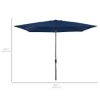 8 x 11Ft Rectangular Patio Umbrella W/ Crank Durable Fabric Fade Resistant 