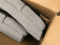 Reclining/Massaging Salon Table, Grey. E-Commerce. Appears New/Untested.&nbsp;