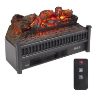 ZOKOP, Infared Quartz&nbsp;Electric Firepalce&nbsp;Insert, 23", Single Color w/&nbsp;Small Remote Control. Appears New.