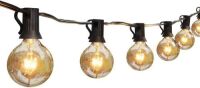 Avanlo 180Ft G40 String Lights with 180 Clear Globe Bulbs & 19 Spare Bulbs, Indoor/Outdoor - Tested Working, Appear&nbsp;New