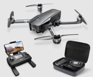Holy Stone HS720 Foldable GPS Drone with 4K UHD Camera, Quadcopter with Brushless Motor, Auto Return Home, Follow Me, 26 Minutes Flight Time, Long Control Range, Includes Carrying Bag