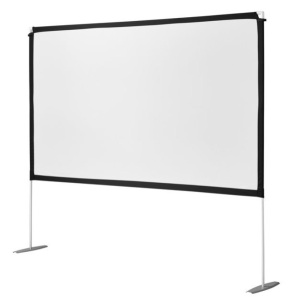 onn. 100" Portable Indoor/Outdoor Projection Screen, E-Comm Return