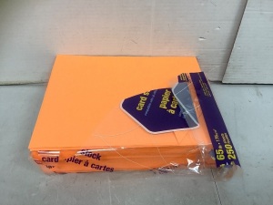 Card Stock Colored Paper, Approx. 250 Sheets, E-Comm Return