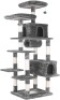 Multi-Level Cat Tree Tower Condo w/ Scratching Posts, Gray. E-Commerce. Appears New.&nbsp;