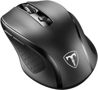 VicTsing MM057 2.4G Wireless Portable Optical Mice w/ USB Receiver, 5 Adjustable DPI Levels, 6 Buttons for Notebook, PC, Laptop, Computer, Macbook - Black. E-Commerce. Untested.&nbsp;