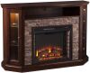 Southern Enterprises Redden Corner Convertible Electric Media Fireplace