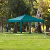 Best Choice Products Outdoor Portable Adjustable Instant Pop Up Gazebo Canopy Tent w/ Carrying Bag, 10x10ft - Green. Appears New.&nbsp;