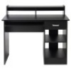 Home Office Computer/Laptop Desk w/ Removable Shelf Divider & Open Back,&nbsp;Black. Appears New.&nbsp;