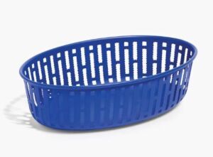 Case of (12) Panier Oval Baskets, Blue 