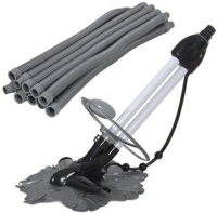 Best Choice Products Automatic Swimming Pool Cleaner Vacuum Auto Inground Hover Climb Wall 33ft Hose, Grey. Appears New.&nbsp;