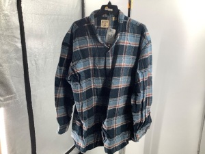 Red Head Men's Flannel, 2XL, Appears New