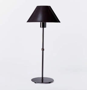 Buffet Stick Metal Table Lamp, Dimmable Rotary Switch 