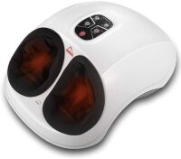 QUINEAR Shiatsu Foot Massager with Heat Compression and Deep Kneading Massage, White - Appears New, Tested - Working